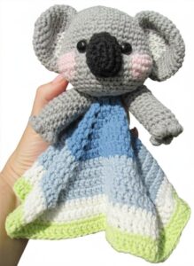 Basil Koala Crochet Lovey