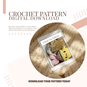 crochet chirpy pet toy pattern