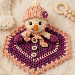 Snowgirl Crochet Lovey