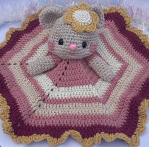 Suzie Bear Crochet Lovey