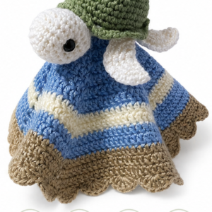 Topsy Turtle Crochet Lovey