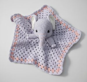 Ella Elephant Crochet Lovey