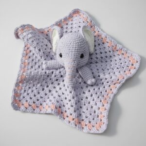 ella elephant crochet lovey