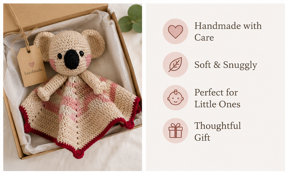karla koala crochet lovey