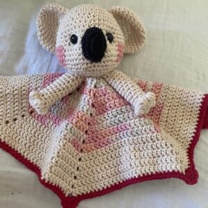 karla koala crochet lovey