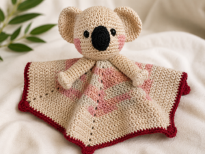 Karla Koala Crochet Lovey
