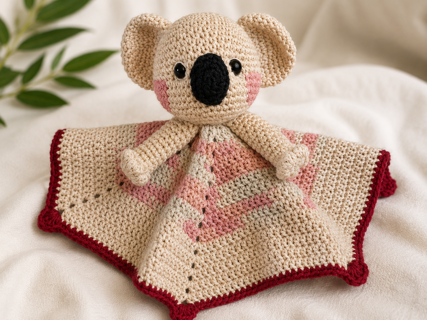 karla koala crochet lovey