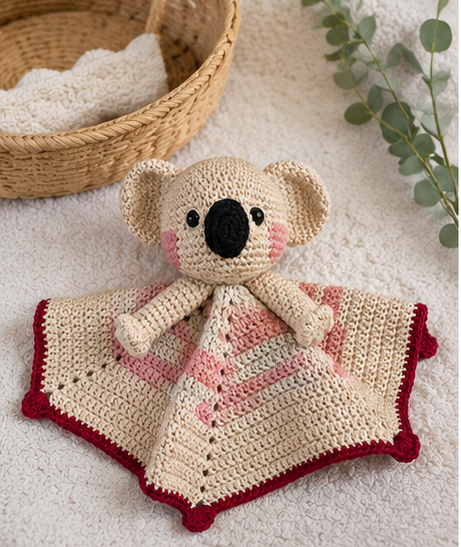 karla koala crochet lovey