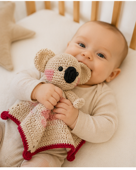 karla koala crochet lovey