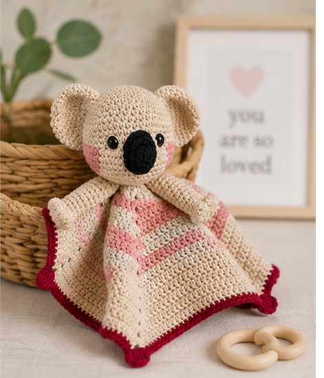 karla koala crochet lovey