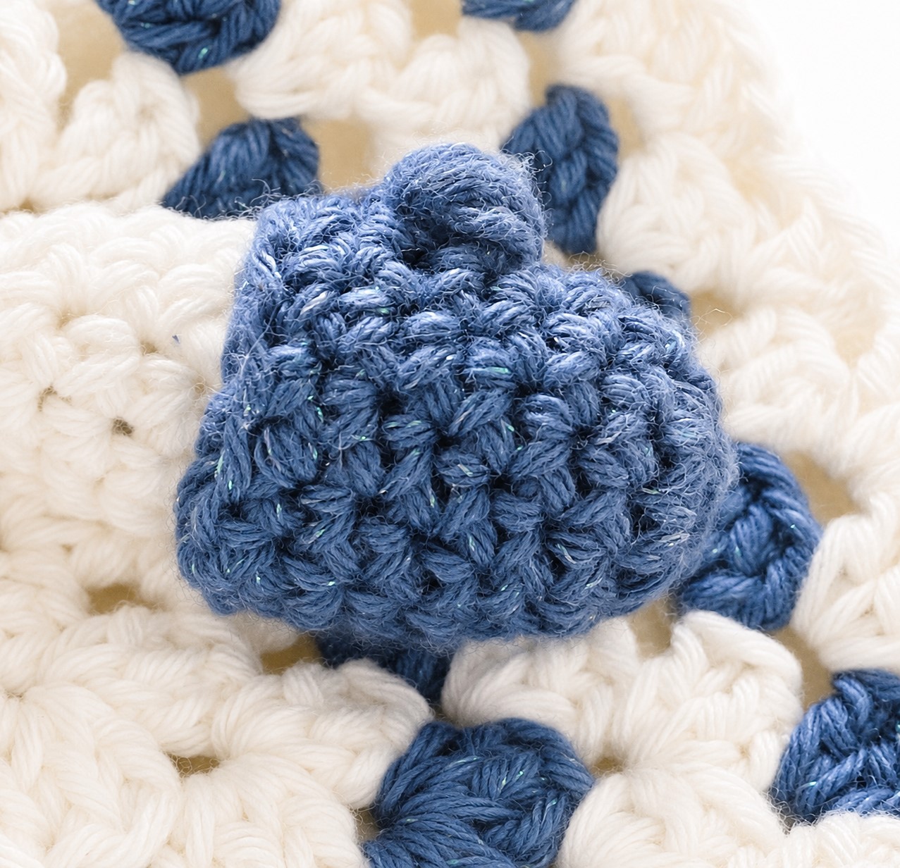 Simon Snowman Crochet Lovey - Image 3