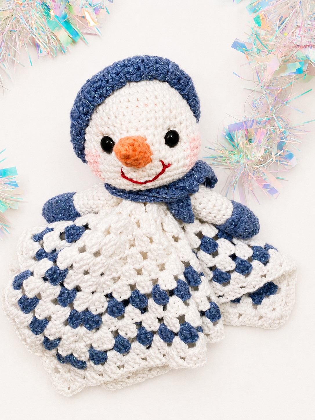 Simon Snowman Crochet Lovey