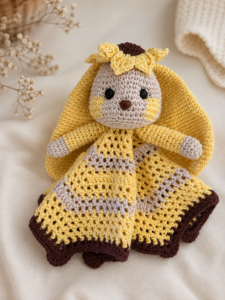 Sunny Bunny Crochet Lovey