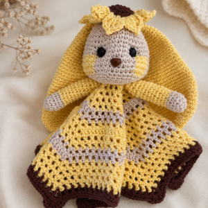 Sunny Bunny Crochet Lovey