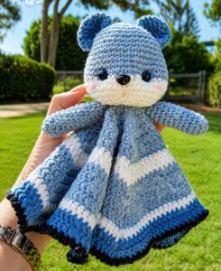 Billy Bear Crochet Lovey