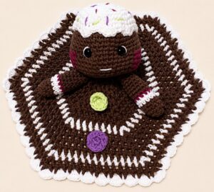 Ginny Gingerbread Crochet Lovey