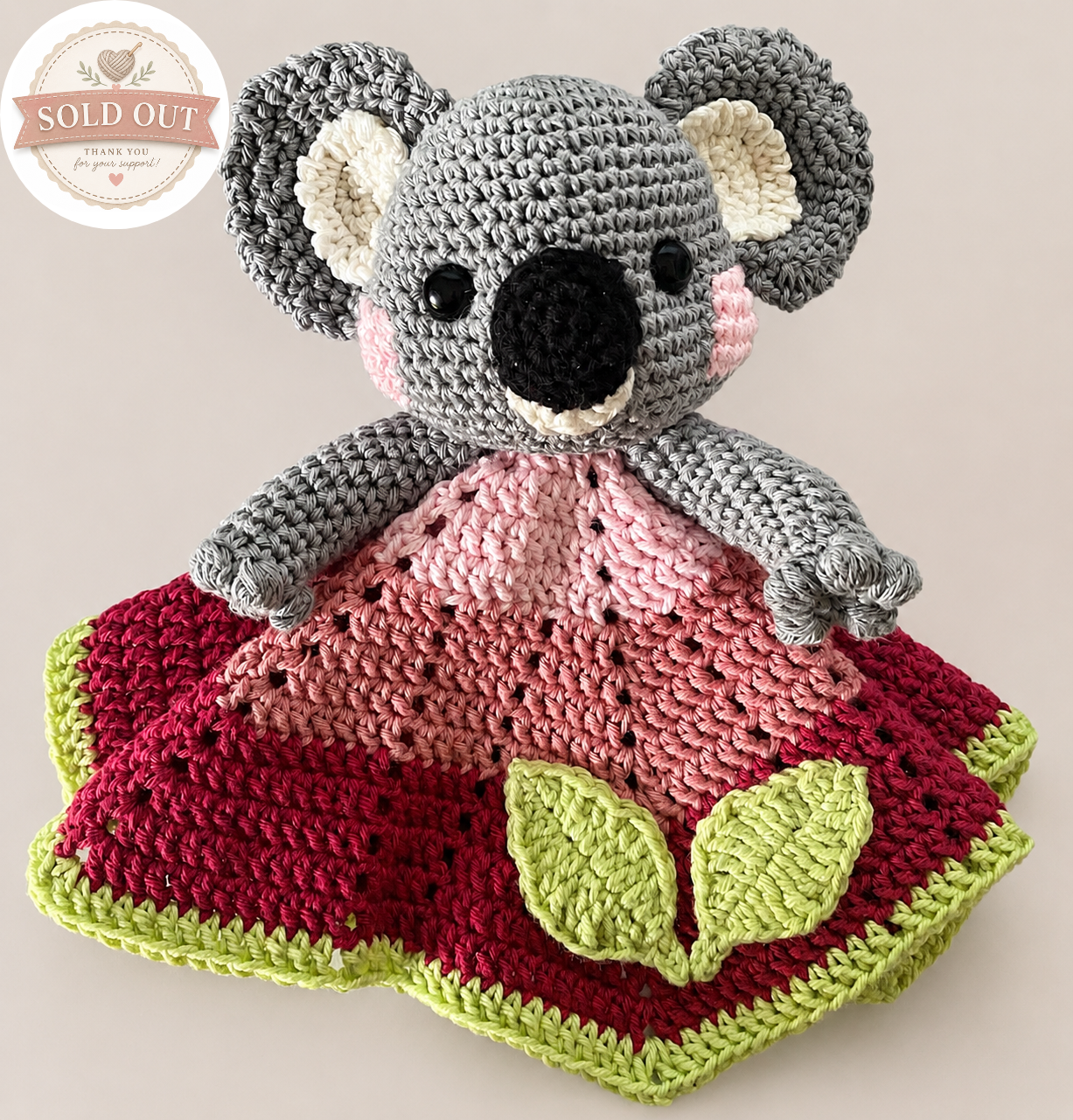 Kaycee Koala Crochet Lovey